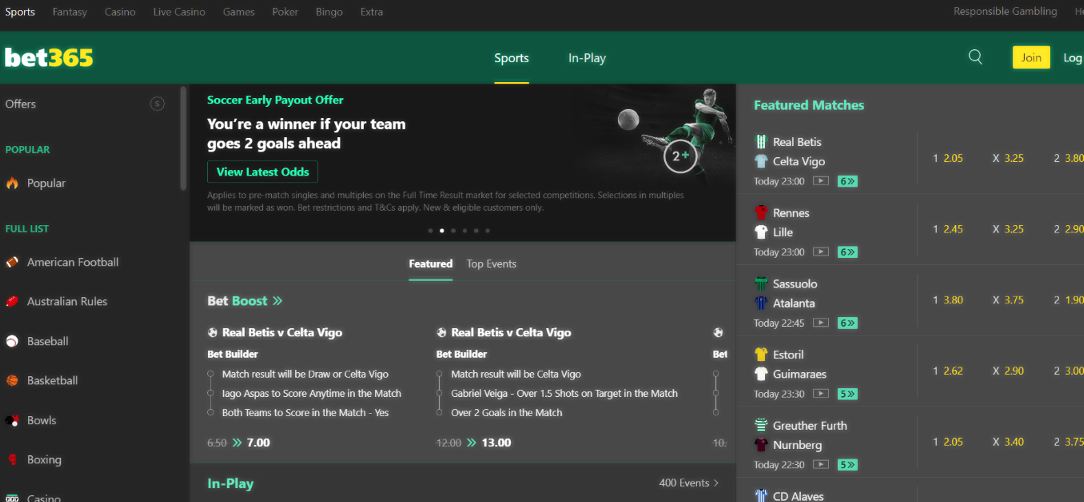 Bet365 app